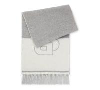 BOSS Schal aus Woll-Mix mit Double-B-Monogramm - Style Vianna_35*180, 50533865 Hellgrau ONESI
