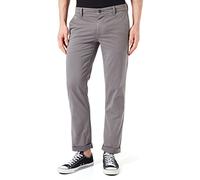 BOSS Herren Schino-Slim D Slim-Fit Hose aus elastischem Baumwoll-Satin Dunkelgrau 38/30