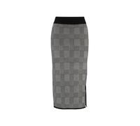 BOSS Schlauchrock aus gestricktem Jacquard - Style Furelia, 50493889 Grau gemustert XS
