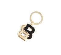 HUGO BOSS Double B Keyring Black & Gold