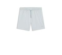 BOSS Schnell trocknende Badeshorts aus elastischem Seersucker-Gewebe - Style Relax_Trunk, 50561184 Hellblau XL
