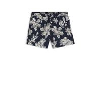 BOSS Schnell trocknende Badeshorts mit Allover-Print - Style Discus, 50544499 Dunkelblau S