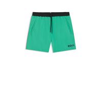 BOSS Schnell trocknende Badeshorts mit Kontrast-Details - Style Starfish, 50514429 Grün XXL