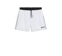 BOSS Badeshorts mit Kontrast-Logo - Style Starfish, 50514429 Weiß XXL