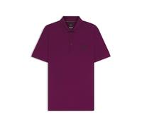 BOSS Schnell trocknendes Active Poloshirt mit Karo-Artwork - Style Polo Check TOC, 50545692 Dunkelrosa M
