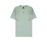 BOSS Schnell trocknendes Slim-Fit T-Shirt mit reflektierenden Details - Style TS_Active Push, 50554404 Hellgrün XXL