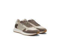 BOSS Schnür-Sneakers aus leichtem Gewebe mit Veloursleder-Details - Style Vinston_Runn_nysd, 50568945 Hellbeige 40