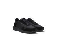 BOSS Schnür-Sneakers aus leichtem Gewebe mit Veloursleder-Details - Style Vinston_Runn_nysd, 50568945 Schwarz 40