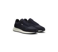 BOSS Schnür-Sneakers aus leichtem Gewebe mit Veloursleder-Details - Style Vinston_Runn_nysd, 50568945 Dunkelblau 42