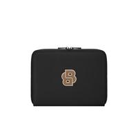 BOSS Schwarze DIN-A5-Konferenzmappe mit Double-B-Patch - Style Conference folder A5 Varsity Black, 58837090 Schwarz ONESI