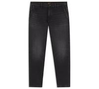 Tapered-fit-Jeans BOSS ORANGE "ONYX-5 BO", Herren, Gr. 32, Länge 32, schwarz (schwarz007), Denim/Jeans, Obermaterial: 99% Baumwolle, 1% Elasthan, unifarben, gerade, unten schmal lang, Jeans, mit norma