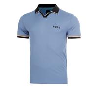 BOSS Green Slim Fit Poloshirt mit Label Print Modell 'PL_TOC SERVE 2' in Ocean, Größe XL