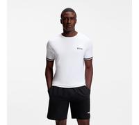 BOSS Active Slim-Fit T-Shirt mit Tennisball-Prägung - Style TS_TOC Serve 2, 50559207 Weiß L