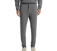BOSS Jogginghose aus Baumwoll-Terry mit Logo-Aufnäher - Style Sestart, 50509303 Grau L