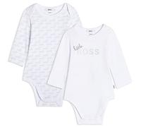 BOSS - SET MIT DE 2 BODYS Weiss 95% Baumwolle 12MONATE