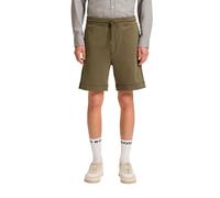 BOSS Relaxed-Fit Shorts aus Baumwoll-Terry mit Logoabzeichen - Style Sewalk, 50511726 Grün L