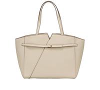 BOSS Revers Shopper beige, genarbtes Rindsleder, Damen