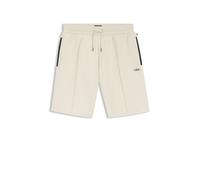 BOSS Shorts aus Baumwoll-Mix mit Metallic-Logo - Style Sense Short, 50566917 Natur M