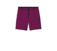 BOSS Shorts aus Baumwoll-Mix mit Streifendetails - Style Shorts Zone, 50543091 Dunkelrosa XXXL