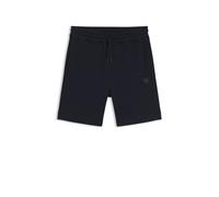 BOSS Sweatshorts Sewalk Herren Baumwoll-Terry mit Logo-Patch Dunkelblau XXL