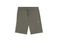 BOSS Shorts aus Baumwoll-Terry mit Logo-Patch - Style Sewalk, 50511726 Grau XL