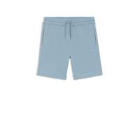 BOSS Shorts aus Baumwoll-Terry mit Logo-Patch - Style Sewalk, 50511726 Hellblau XXXL