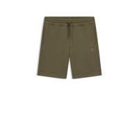 BOSS Shorts aus Baumwoll-Terry mit Logo-Patch - Style Sewalk, 50511726 Olive XXL