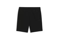 BOSS Shorts aus Piqué-Jersey im Baumwoll-Mix mit Logo-Stickerei - Style JT_Union Headlo, 50563314 Schwarz L