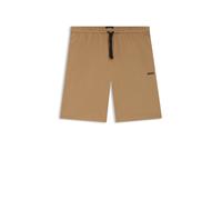 Sweatshorts BOSS "Mix&Match Short CW", Herren, Gr. XL, N-Gr, beige (medium beige 260), Sweatware, Obermaterial: 95% Baumwolle, 5% Elasthan, Basic kurz, Hosen Sweatshorts, mit Eingriffstaschen (9968323