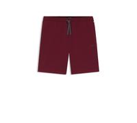 BOSS Shorts aus Stretch-Baumwolle mit Logo-Stickerei - Style Mix&Match Short CW, 50515314 Dunkelrot XL