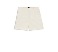 BOSS Shorts aus Stretch-Baumwolle mit umgeschlagenen Säumen - Style C_Tanessa-D, 50556391 Weiß 42