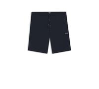 BOSS Loungewear-Shorts Mix&Match – Stretch-Baumwolle, Logo-Stickerei – Dunkelblau XL