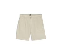 BOSS Shorts mit Bundfalten und Komfortbund - Style Chino_ST_Short_1, 50567353 Hellbeige 40