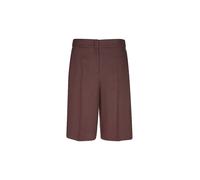BOSS Relaxed-Fit Shorts aus Leinen-Mix - Style Tianala, 50557429 Dunkelbraun 36