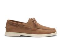 BOSS Bootschuhe aus Veloursleder mit Kontrastsohle - Style Sienne_Boat_sd, 50563130 Beige 40