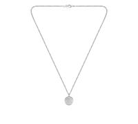 BOSS Silberfarbene Halskette mit Double-B-Monogramm-Medaillon - Style DOUBLE B COIN, HB1580761 Silberfarben ONESI
