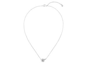 BOSS Silberfarbene Halskette mit verschlungenen Ringen und Pavé-Kristallen - Style LIVE PRECIOUS, HB1580754 Silberfarben ONESI