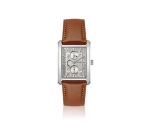 BOSS Silberfarbene Uhr mit Struktur auf dem Skelett-Zifferblatt - Style PRINCIPLE DRESS MULTI, 58733286 Braun ONESI