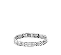 BOSS Silberfarbenes Armband mit Gliederkette - Style WESLEY, HB1580812 Silberfarben ONESI