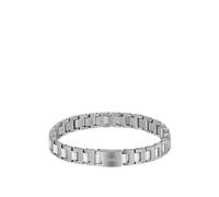 BOSS Silberfarbenes Gliederarmband mit Logo am Verschluss - Style CANDOR JEWELRY, HB1580751 Silberfarben ONESI
