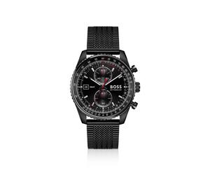 BOSS Skytraveller Pro schwarz beschichtete Uhr mit Saphirkristall - Style SKYTRAVELLER, 58858226 Schwarz ONESI