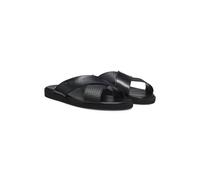 BOSS Slides aus Kunstleder mit unifarbenen und gemusterten Riemchen - Style Darrel_Slid_crpuwv, 50563155 Schwarz 40