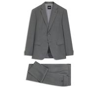 BOSS Slim-Fit Anzug aus fein gemusterter Schurwolle - Style H-Huge-2Pcs-253, 50552090 Grau 94