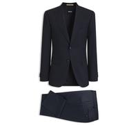 BOSS Slim-Fit-Anzug aus gestreifter italienischer Schurwolle - Style H-Huge-2Pcs-Peak-263, 50576744 Blau gestreift 54
