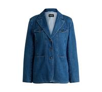 BOSS Slim-Fit Blazer aus blauem Selvedge-Denim - Style Juskfin, 50532532 Blau 36