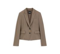 BOSS Slim-Fit Blazer aus elastischer Gabardine - Style Jia18, 50564479 Hellbraun 42
