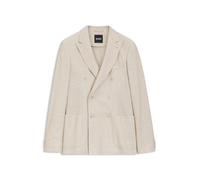 BOSS Slim-Fit Blazer aus gestreiftem Leinen-Mix mit Baumwolle - Style C-Hanry-J-DB-262, 50561938 Hellbeige 106