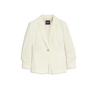 BOSS Slim-Fit Blazer aus japanischem Krepp mit gerafften Ärmeln - Style Jia16, 50564478 Hellgelb 36