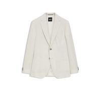 BOSS Slim-Fit Blazer aus karierter Leinen-Baumwoll-Seide - Style H-Janson-FL-261, 50561891 Hellbeige 54