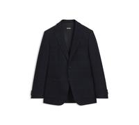 BOSS Slim-Fit Blazer aus karierter Schurwolle - Style H-Hutson-2PP-263, 50571968 Dunkelblau 50